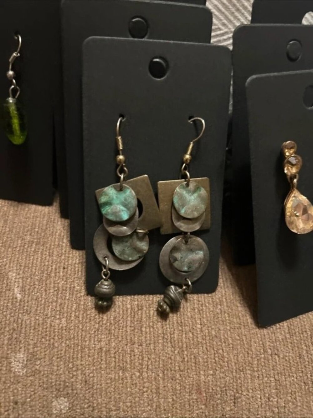 Dangle earrings handmade